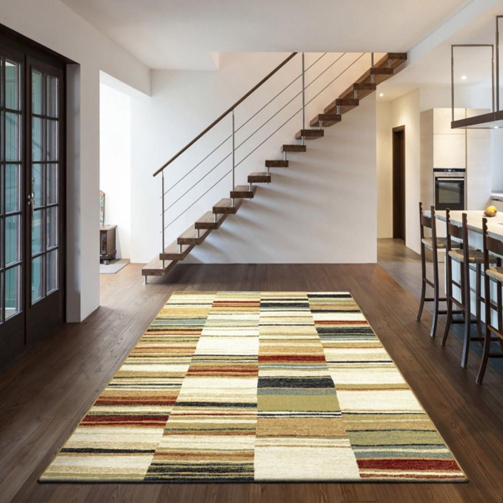 Enhance Your Dcor with Captivating Striped Rugs 4 Image