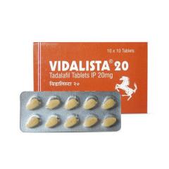 Buy Vidalista 20Mg Dosage  Tadalafil 20Mg