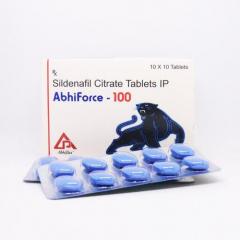 Sildenafil Citrate 100Mg Tablets  Abhiforce 100M