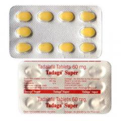 Tadaga Super 60Mg Tablets  Tadalafil 60Mg