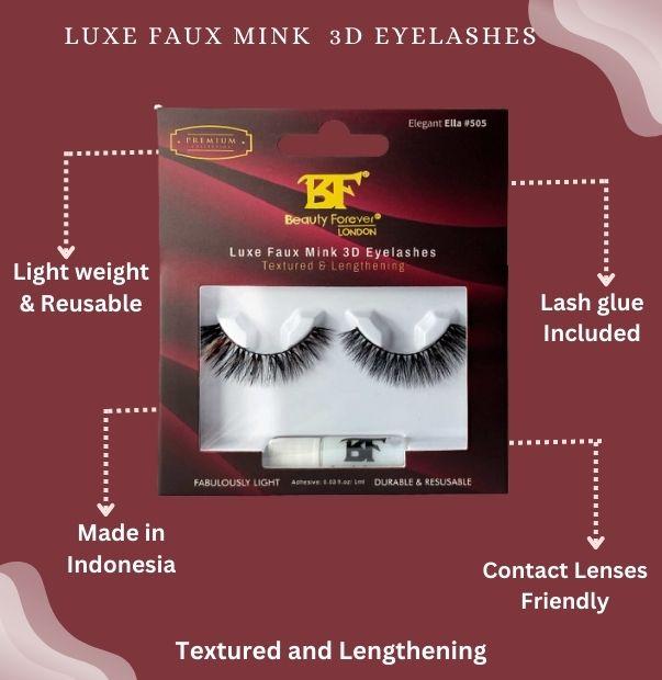 BF Beauty Forever Luxe Faux Mink 3D Eyelashes 4 Image