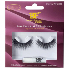 Luxe Faux Mink 3D Eyelashes - Bf Cosmetics