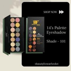 Buy 14S Palette Eyeshadows Shade - 101 Online At