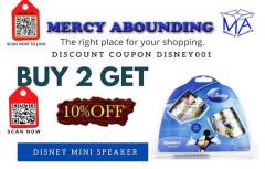 Disney Mickey Mouse Portable Usb Speakers, Mp3