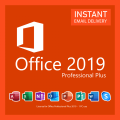 Office 2019 Pro 3264 Bit Genuine License Key