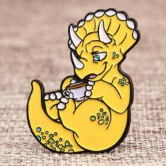Cartoon Triceratops Custom Lapel Pins