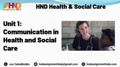 Communication In Health And Social Care