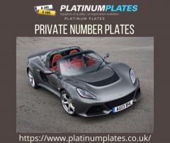 Get One Of A Kind Private Number Plates At Plati