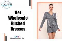 Get Wholesale Ruched Dresses