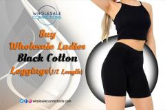 Buy Wholesale Ladies Black Cotton Leggings