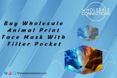 Buy Wholesale Animal Print Face Mask With Filter
