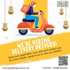 Hiring Food Delivery Drivers For Golden Grouse