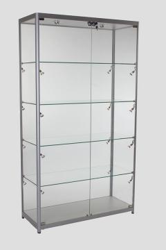 Aluminium Tall Mirrored Cabinets