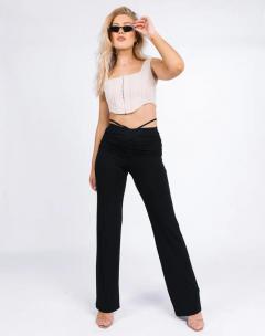 Ruched Bum Trousers At Chekani