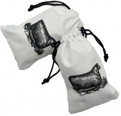 Muslin Bag, Cotton Pouch, Favor Bag, Wedding Bag