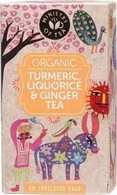 Order Organic Turmeric, Liquorice & Ginger Tea F