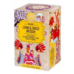 Feel-Good Lemon & Ginger Tea  Organic Herbal Inf