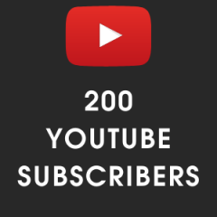 Buy 200 Youtube Subscribers With Instant Deliver