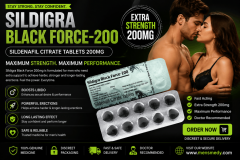 Buy Sildigra Black Force 200Mg Tablets Online