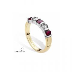 Shop Ruby & Diamond Engagement Rings At Best Pri