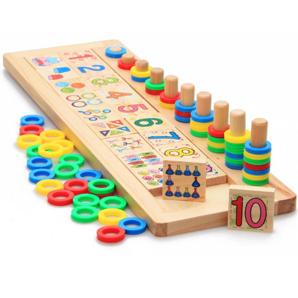 Woodmam Kids Wooden Montessori Materials Learning To Count Numbers 3 Image