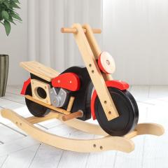 Woodmam-Motorcycle Rocking Horse Wooden Balance 