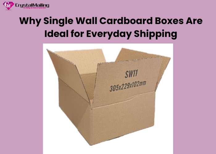 Why Single Wall Cardboard Boxes Are Ideal for Everyday Shipping 2 Image