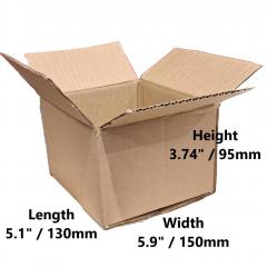 5.1 X 5.9 X 3.74 Inch Single Wall Cardboard Boxe