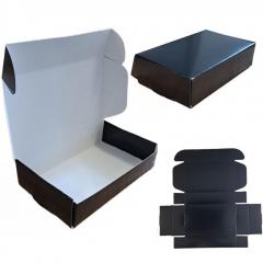 Black Cupcake Box 190X110X45Mm  Crystal Mailing