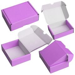 Premium Purple 7X5.5X2 Inch Boxes For Safe Shipp