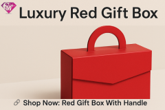 Elegant Medium Gift Boxes With Chic Handbag Hand