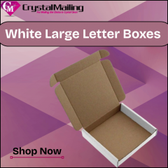 C7 White Letter Boxes  Strong Large Letter Posta