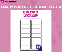 Custom Print Labels  Rectangle Labels 99.1  38.1