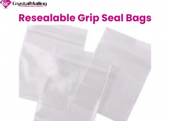 7.5 Resealable Grip Seal Bags  Strong, Clear Sea