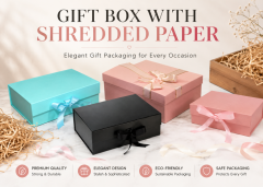 Gift Box With Shredded Paper A Stylish Solution 