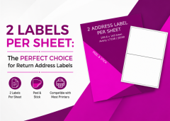 2 Labels Per Sheet The Ideal Solution For Return