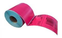 Fuchsia Thermal Labels 4 X 6 Inch  350 Shipping 