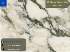 Exquisite White Arabescato Marble  Marbredecarra