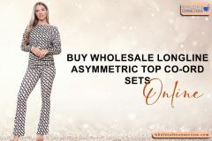 Buy Wholesale Longline Asymmetric Top Co-Ord Set