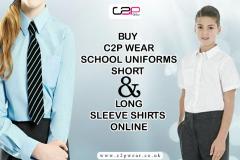 Buy C2P Wear School Uniforms Short & Long Sleeve