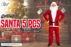 Get The Best Santa 5 Pcs Costumes Online
