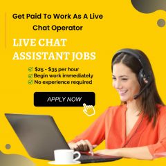 Get Paid 30 Per Hour  Live Chat Assistance Job