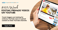 $950/Week Posting Premade Videos On Youtube | No
