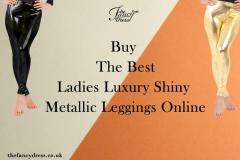 Buy The Best Ladies Luxury Shiny Metallic Leggin