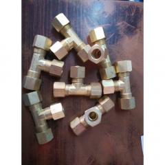Brass Equal Tube Od Pipe Tees