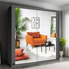 Herstal Grey Wardrobe - Modern Furniture Online