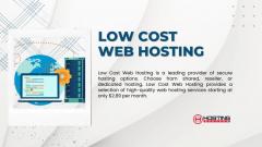 Low Cost Web Hosting