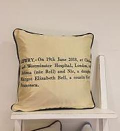 Personalised Remembrance Cushions