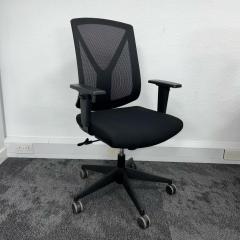 Used Realspace Synchro Black Mesh Task Chair