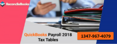 Quickbooks Payroll 2018 Tax Tables